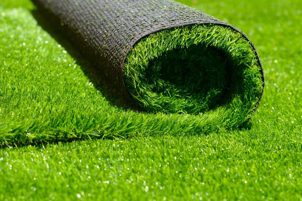Artificial Grass Roll on Ground